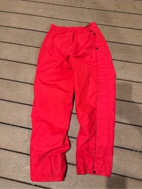 Vintage Mountain Equipment Co-Op Gore-Tex Red Ski Snow Pants Medium GT-0234